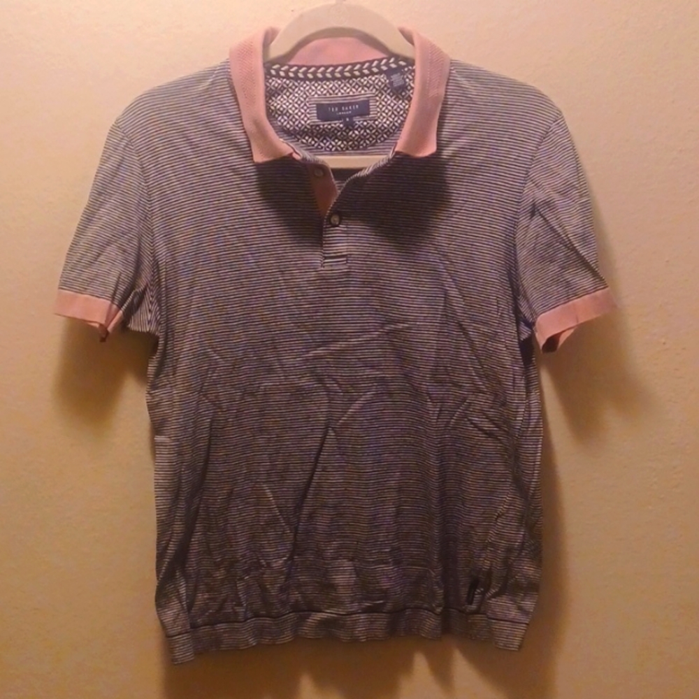Ted Baker Striped Polo